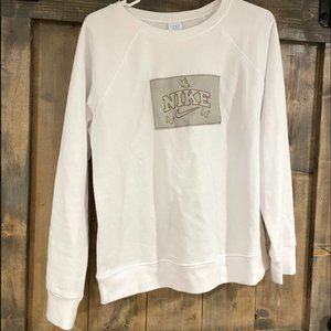 White Nike Sewn Sweatshirt